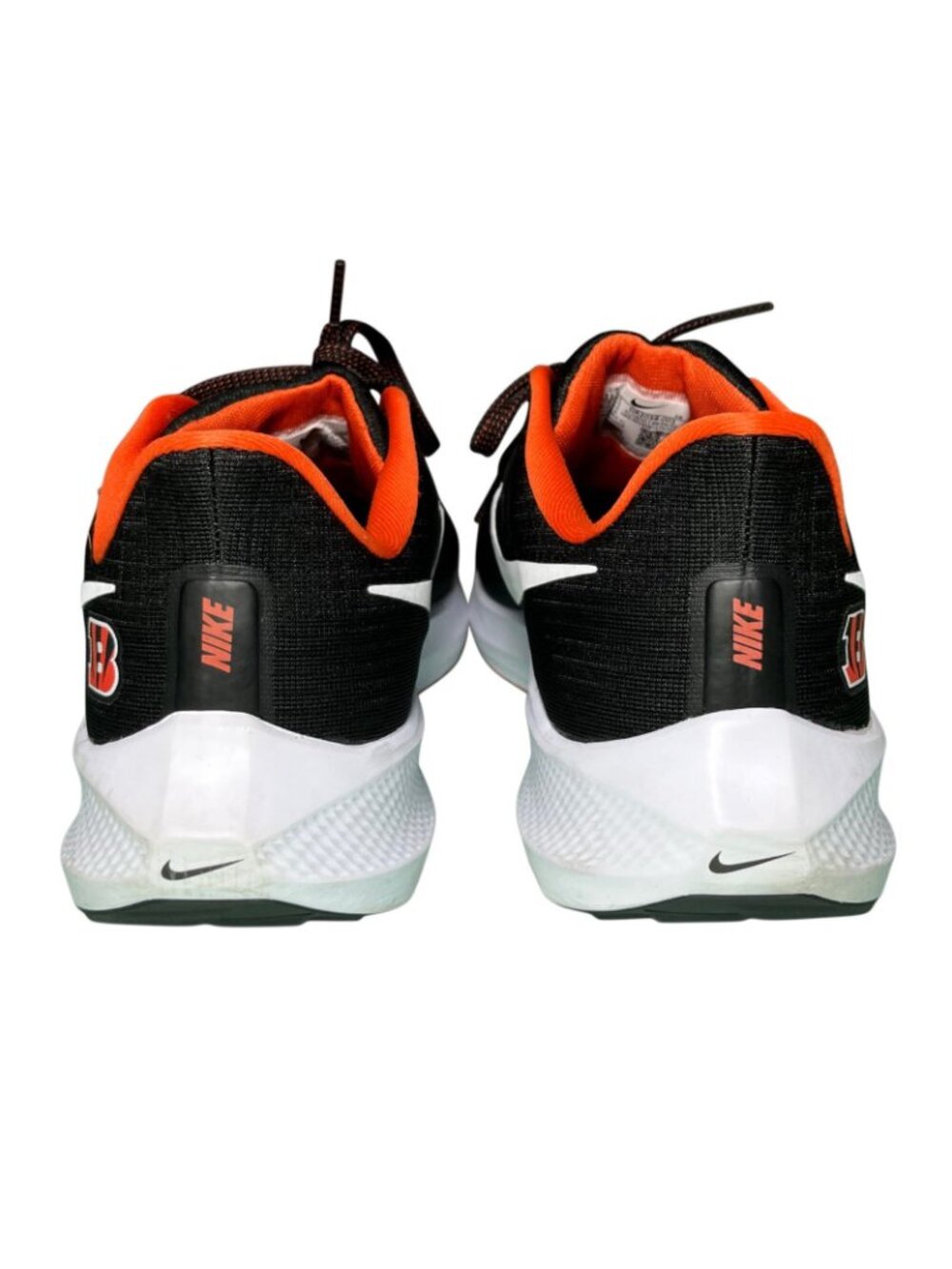 NFL Cincinnati Bengals NIKE AIR ZOOM PEGASUS 39 Black DR2038-001 Mens 11.5 - Picture 7 of 12